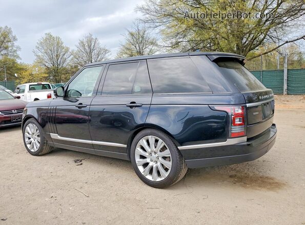 SALGS2EF1GA292319 2016 LAND ROVER RANGE ROVER Blue უკანა მარჯვენა