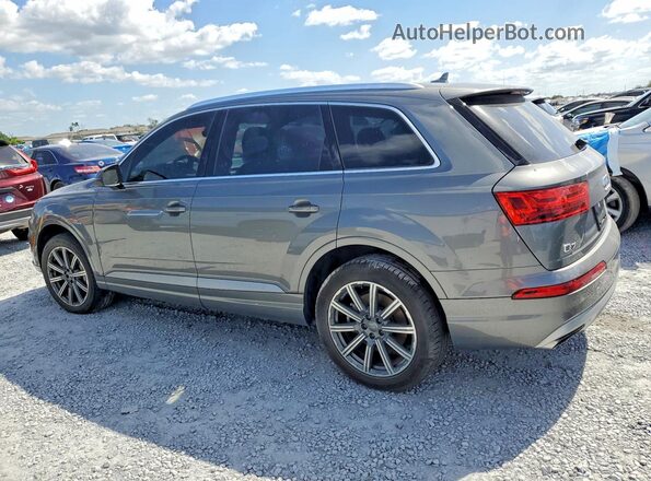 WA1LAAF7XHD033655 2017 AUDI Q7 Silver Задня права чверть