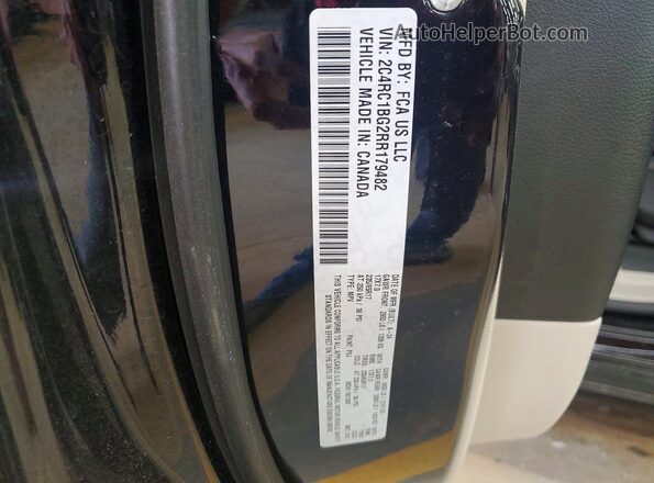 2C4RC1BG2RR179482 2024 CHRYSLER PACIFICA Black Սալոնի 360 աստիճան տեսք