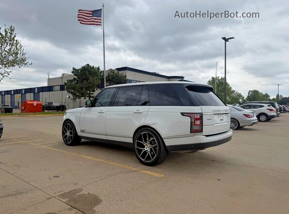 SALGS5FE1HA328485 2017 LAND ROVER RANGE White Przód prawy