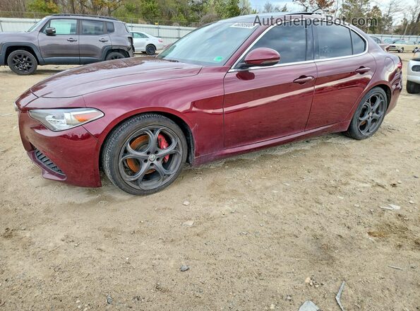 ZARFAEBN5H7558383 2017 ALFA ROMEO GIULIA Бордовый 