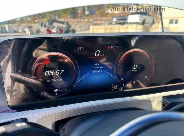 W1K5J4GB6PN384130 2023 MERCEDES-BENZ CLA-CLASS Белый Вид задних сидений