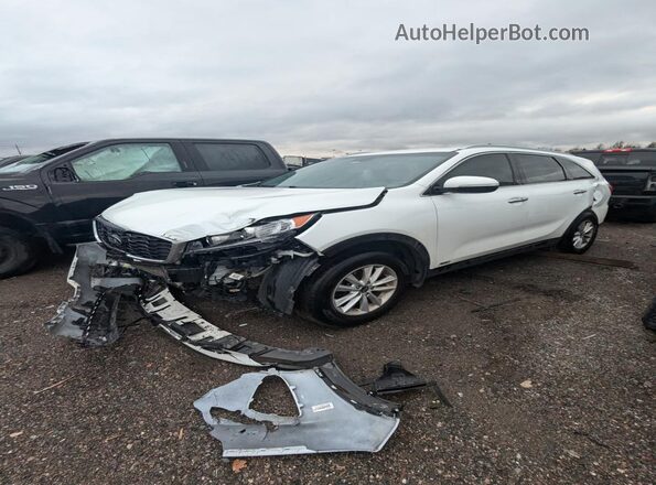 5XYPGDA55KG433404 2019 KIA SORENTO White Rear left