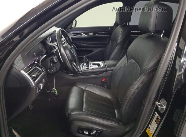 WBA7T2C0XNCH14057 2022 BMW 7 SERIES Black ძრავის განყოფილების ხედი