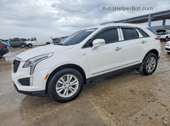 1GYKNAR49NZ164642 2022 CADILLAC XT5 White Rear left