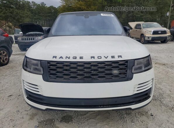 SALGS2SV2JA510125 2018 LAND ROVER RANGE ROVER White Вид ззаду