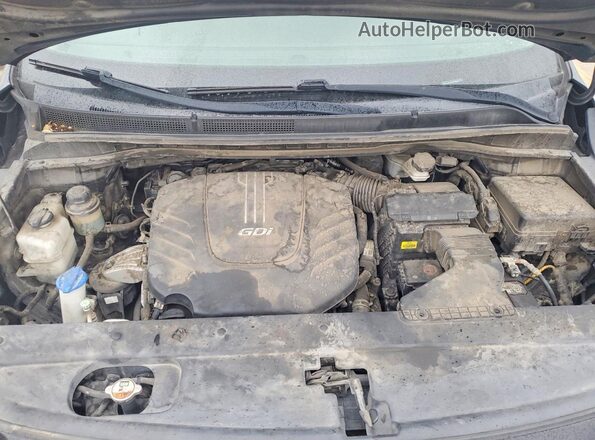 KNDMB5C16H6266029 2017 KIA SEDONA Black Widok naklejki z numerem VIN