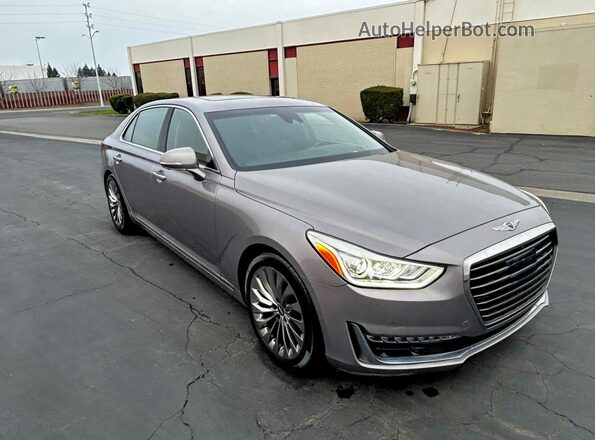 KMHG54JH8JU044264 2018 GENESIS G90 Gray უკანა მარცხენა