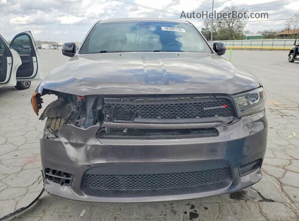 1C4RDJDG4KC755484 2019 DODGE DURANGO Gray Вид ззаду