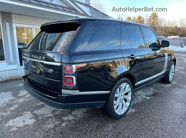 SALGS2SV7KA516858 2019 LAND ROVER RANGE Black წინა ხედი