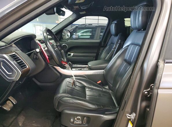 SALWV2SV5JA197347 2018 LAND ROVER RANGE Gray Dashboard view