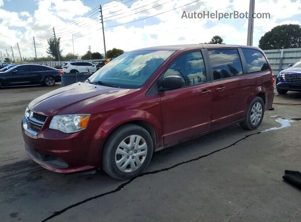 2C4RDGBG9JR155846 2018 DODGE GRAND Burgundy 