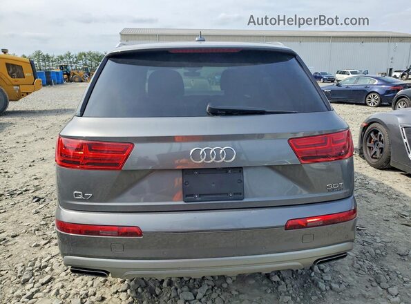 WA1LAAF77HD058772 2017 AUDI Q7 Gray წინა სალონის ხედი