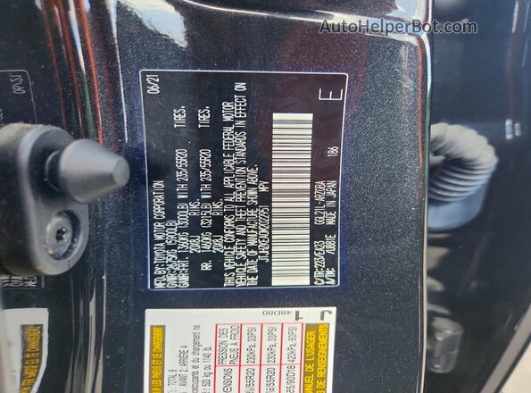 JTJHZKEA0M2022951 2021 LEXUS RX Black 