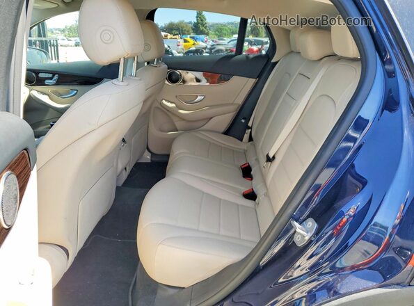 WDC0J4KB6HF157618 2017 MERCEDES-BENZ GLC-CLASS Blue Вид задньої частини салону