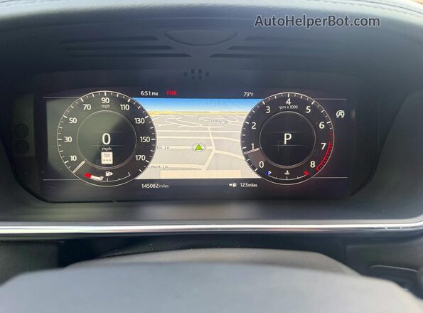 SALGS2SE4LA579028 2020 LAND ROVER RANGE ROVER White Вид щитка приладів