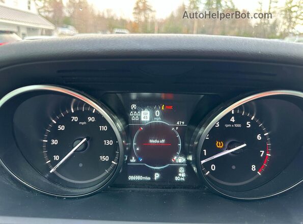 SALRG2RV7K2412963 2019 LAND ROVER DISCOVERY White Սարքավորումների վահանակի տեսք