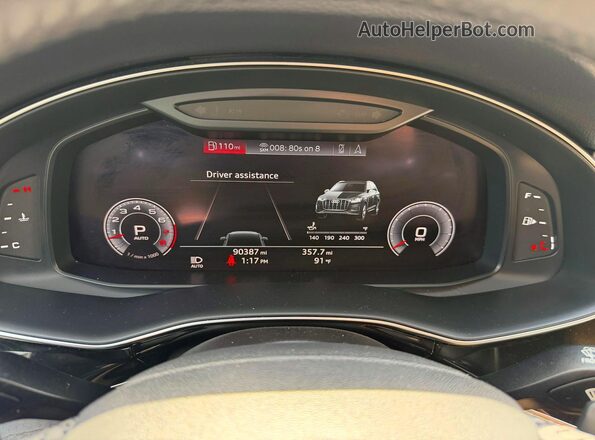 WA1LXAF70LD001045 2020 AUDI Q7 Фиолетовый Вид задних сидений