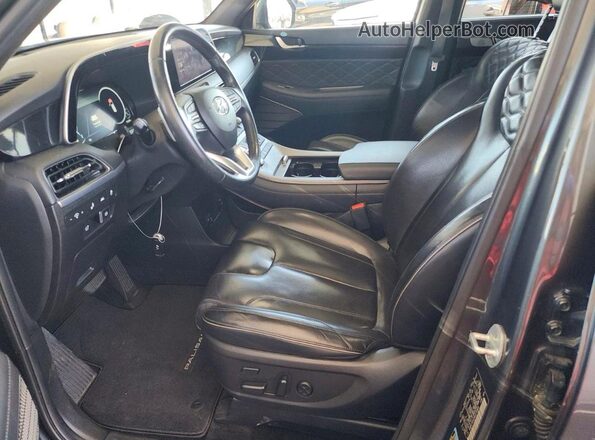KM8R74HE0NU373805 2022 HYUNDAI PALISADE Gray Widok z przodu