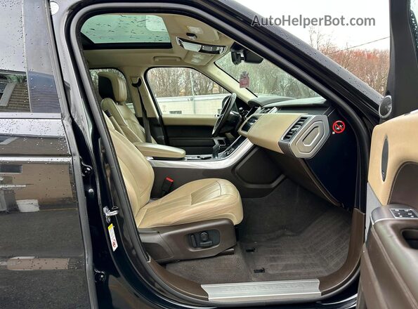 SALWR2RK2JA695716 2018 LAND ROVER RANGE ROVER Black ხელსაწყოთა პანელის ხედი