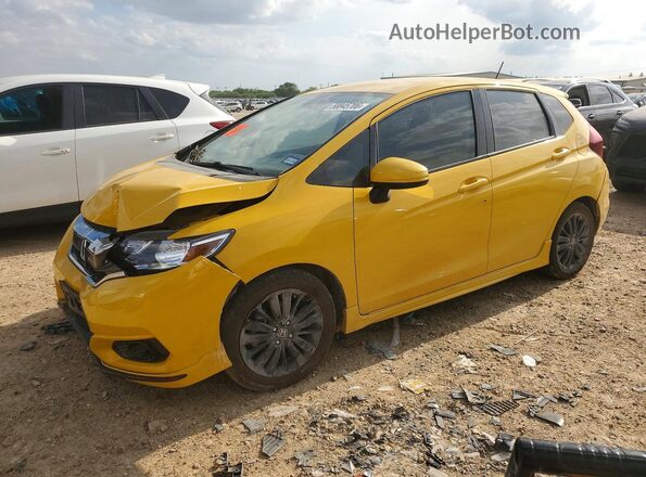 3HGGK5G64JM721003 2018 HONDA FIT Yellow Задня ліва чверть