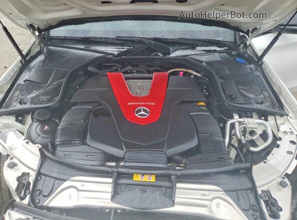 55SWF6EB8KU300135 2019 MERCEDES-BENZ AMG White ძრავის განყოფილების ხედი