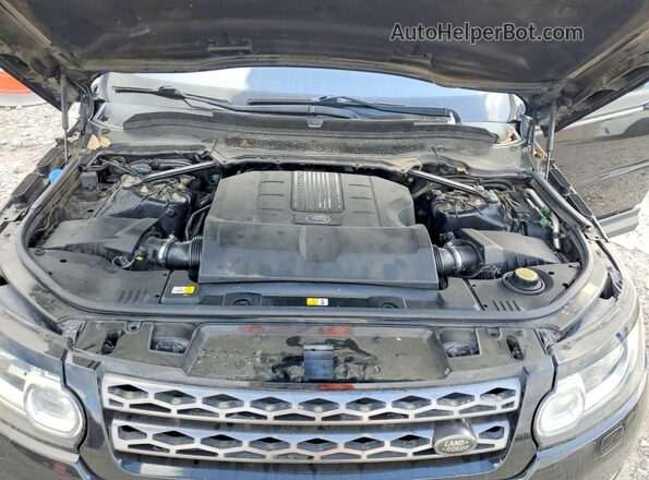 SALWG2VF3GA649982 2016 LAND ROVER RANGE ROVER Black Vista del compartimento del motor
