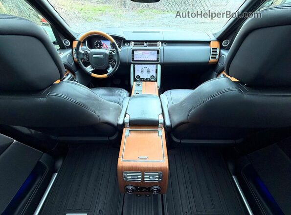 SALGS5RE9KA537606 2019 LAND ROVER RANGE White Vista del compartimento del motor