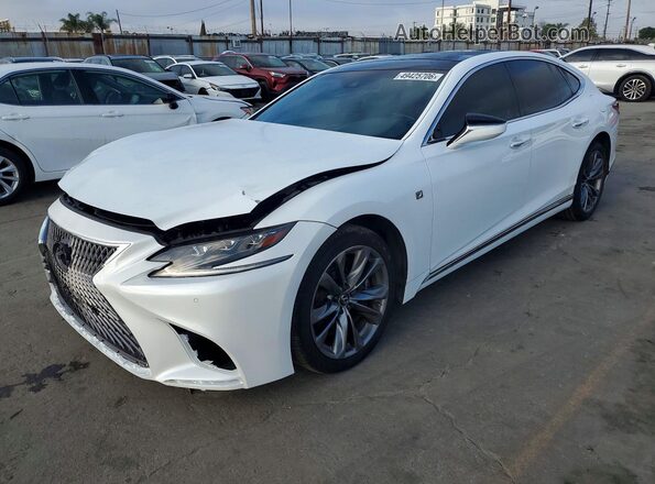 JTHB51FF4J5000484 2018 LEXUS LS500 Белый Задняя левая четверть