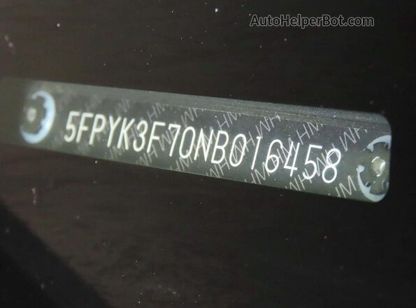5FPYK3F70NB016458 2022 HONDA RIDGELINE White 