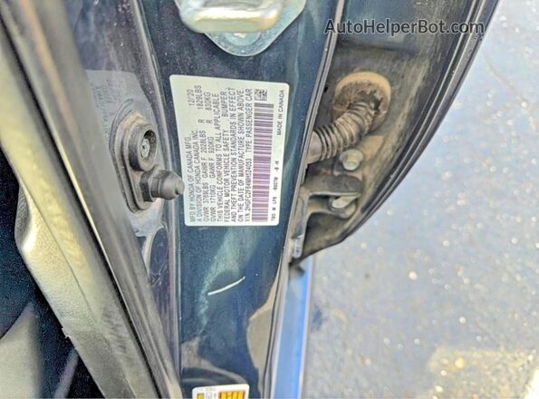 2HGFC2F64MH524053 2021 HONDA CIVIC Черный Вид задней части салона