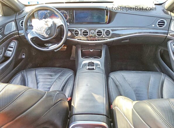 WDDUG8CB0GA214053 2016 MERCEDES-BENZ S-CLASS Silver Vista del cuadro de instrumentos