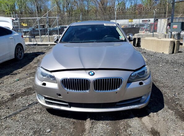WBA5A7C57GG644208 2016 BMW 5 SERIES Silver Вид ззаду