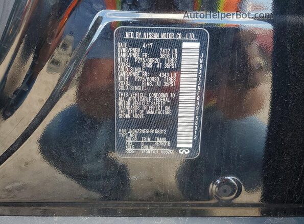 JN8AZ2NE9H9158312 2017 INFINITI QX80 Black 