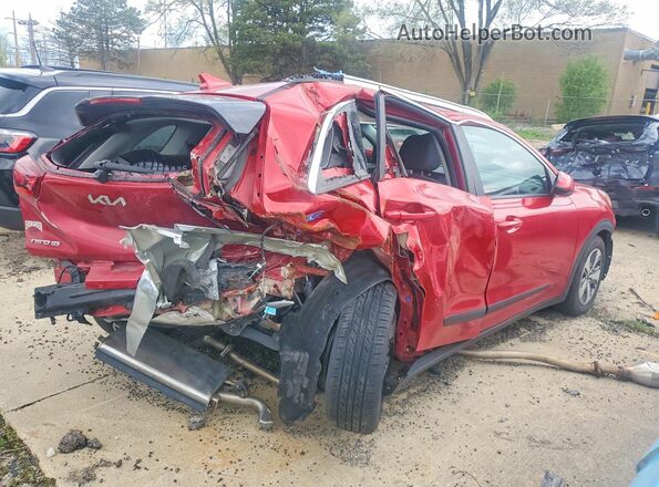 KNDCB3LC7N5534802 2022 KIA NIRO Red Delantero derecho