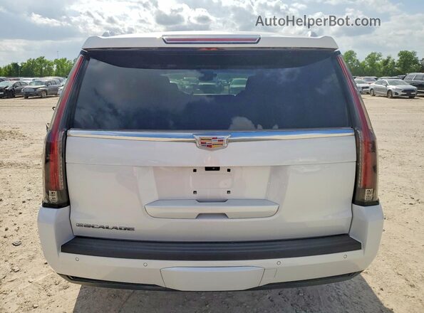 1GYS4CKJ9KR127049 2019 CADILLAC ESCALADE Белый Вид салона спереди