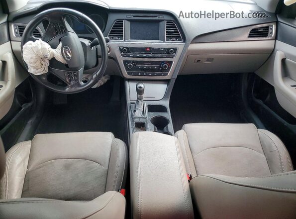 5NPE34AFXGH374832 2016 HYUNDAI SONATA Серый Вид щитка приборов