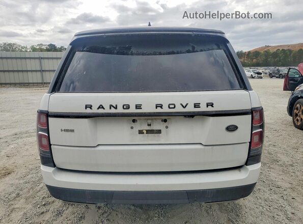SALGS2SV2JA510125 2018 LAND ROVER RANGE ROVER White Вид салону спереду