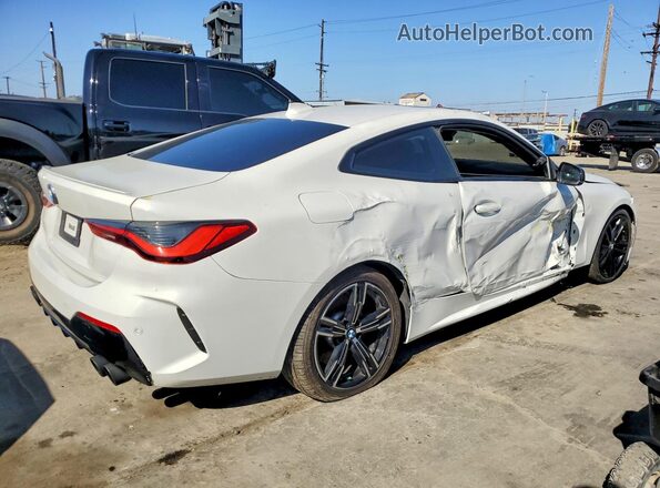 WBA13AR02MCG39571 2021 BMW M4 White Front right