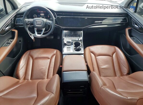 WA1LXAF7XMD014161 2021 AUDI Q7 White Vista del cuadro de instrumentos