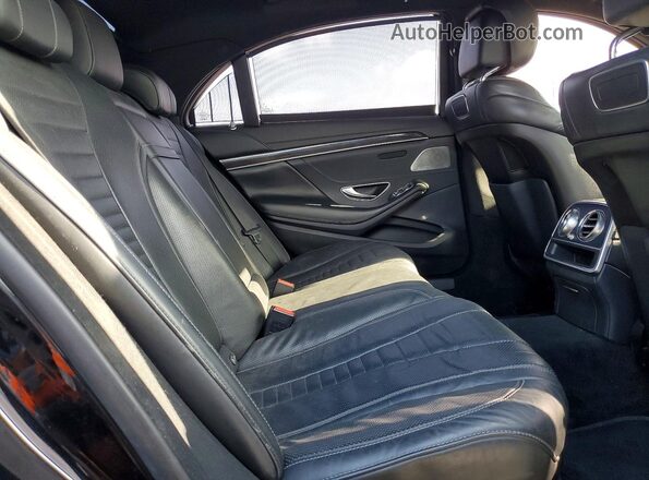 WDDUG8DB8JA409789 2018 MERCEDES-BENZ S Black უკანა სალონის ხედი
