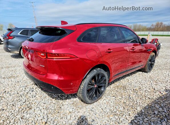 SADCM2BVXHA887803 2017 JAGUAR F-PACE Red Передня права чверть