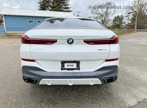 5UXCY6C05P9P51197 2023 BMW X6 White Панорамний вид салону 360°
