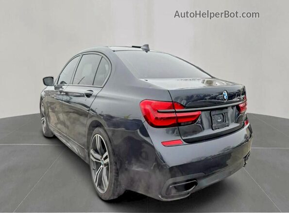WBA7E2C58KB218257 2019 BMW 7 SERIES Charcoal Задня права чверть