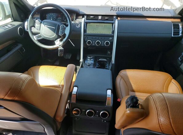 SALRR2RK9JA071201 2018 LAND ROVER DISCOVERY White Vista del cuadro de instrumentos