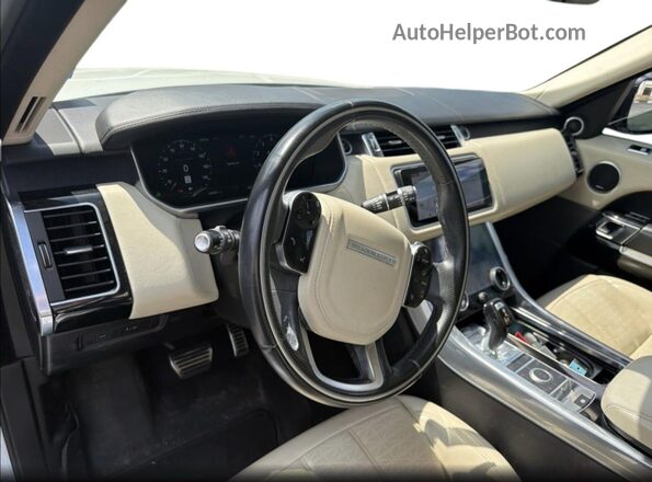 SALWV2REXJA188682 2018 LAND ROVER RANGE ROVER White Widok zestawu wskaźników