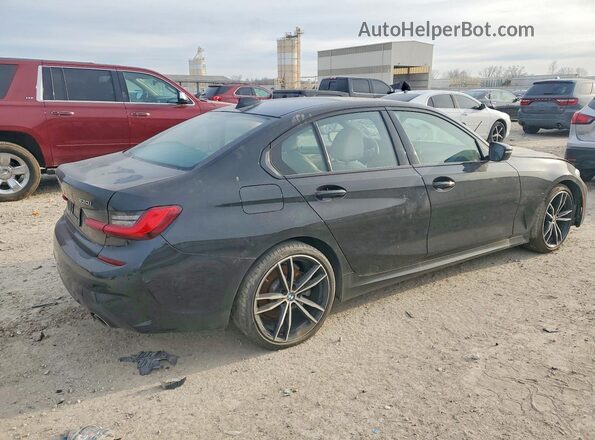 3MW5R7J0XM8B69275 2021 BMW 3 SERIES Черный Передняя правая четверть