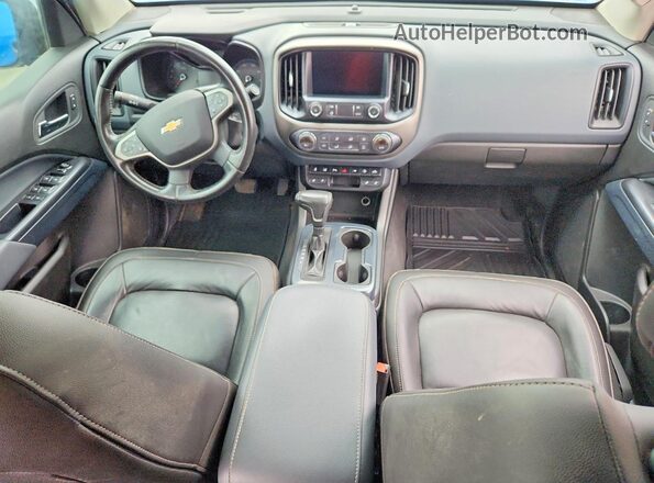 1GCGTDEN3M1227040 2021 CHEVROLET 1500 Blue Առջևի վահանակի տեսք