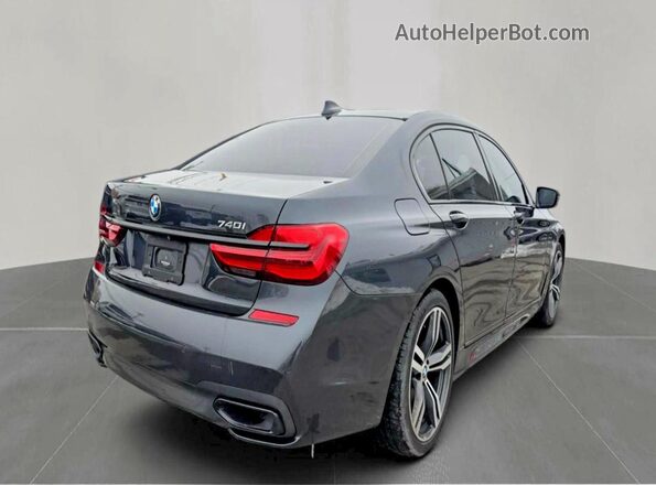 WBA7E2C58KB218257 2019 BMW 7 SERIES Charcoal Передня права чверть