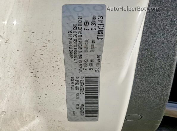 3C3CFFAR1GT229915 2016 FIAT 500 White VIN կոդի պիտակի տեսք